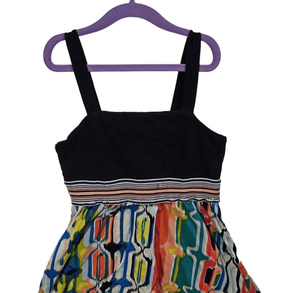 Fire Los Angeles Girls 7/8 Sleeveless Tank Dress Multicolor Abstract Geo Print - Picture 3 of 5